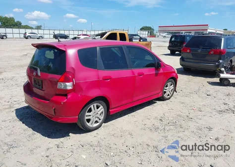 2008 Honda Fit Sport из США, поврежденный, VIN JHMGD38628S041693